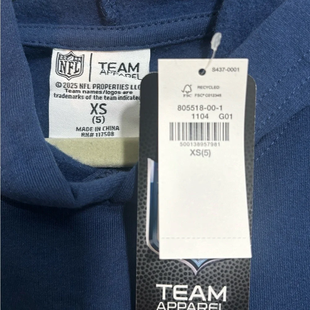 NFL Dallas Cowboys Pull Over Hoodie Kids Size XS NWT